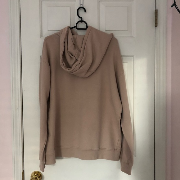 OAK AND FORT tan beige hoodie - Picture 2 of 4